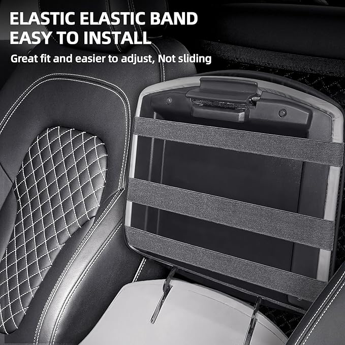Center Console Cover Fit for 2009-2015 Pilot, Comfortable Armrest Cover Protector Customized Car Accessories, Well-Make PVC Leather Armrest lid Cover for 2009-2015 Pilot （Black）