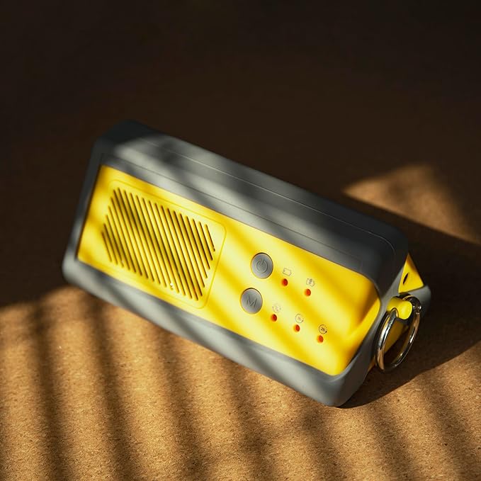Airthereal PA1K-GO 1,000mg/h Portable Ozone Generator - Cordless Battery Powered Odor Eliminator for Car, Hotel Rooms, Offices, Bathrooms, and Small Spaces(Yellow)