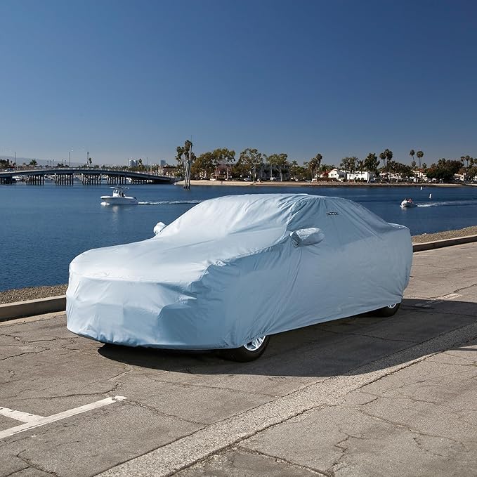 iCarCover Premium Car Cover for 1999-2024 Porsche 911 Heavy Duty Waterproof All Weather Automobiles Custom Fit Indoor Outdoor UV Snow Protection Covers with Straps and Bag