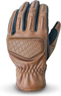 Leather Motorcycle Gloves with Adjustable Fitting Bike Riding Gloves for Riders