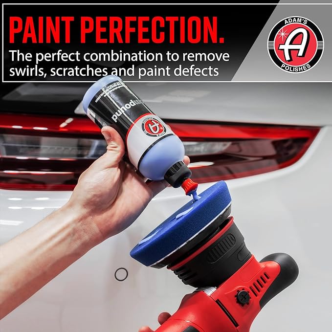 Adam's 9mm Dual Action Car Polisher - Buffer Car Scratch Remover for Car Detailing