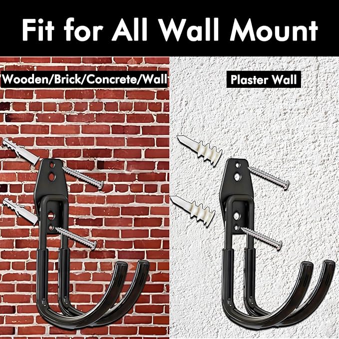 Tesla Charger Holder Wall Mount EV Charger Holder, Tesla Charging Cable Organizer J1772 J-Hook Cord Hanger for All Electric Vehicle Mobile Connector Organizers