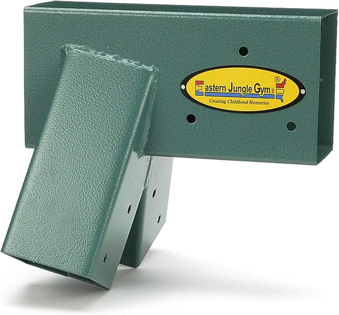 Eastern Jungle Gym Easy 1-2-3 A-Frame Swing Set Bracket Heavy Duty for EZ, Simple Install - DIY Swing Set Parts Green