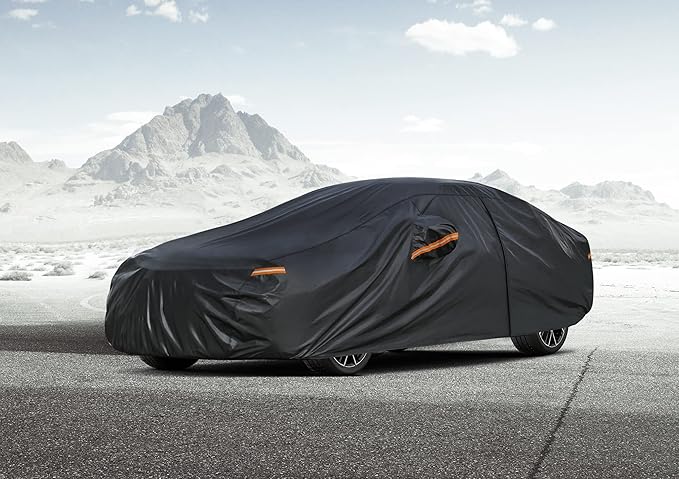 Kayme 7 Layers SUV Car Cover Custom Fit for Mercedes Benz GLE 350 450 (2015-2025) Waterproof All Weather for Automobiles, Outdoor Full Cover Rain Sun UV Protection.