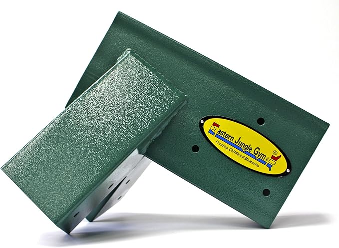 Eastern Jungle Gym Easy 1-2-3 A-Frame Swing Set Bracket Heavy Duty for EZ, Simple Install - DIY Swing Set Parts Green