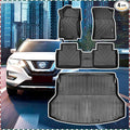 Fit for Nissan Rogue 2020-2014 Floor Mats Cargo Liners, All-Weather Rear Trunk Mat Rear Seat Back Cargo Cover Protector Fit for 2014 2015 2016 2017 2018 2019 2020 Nissan Rogue Accessories