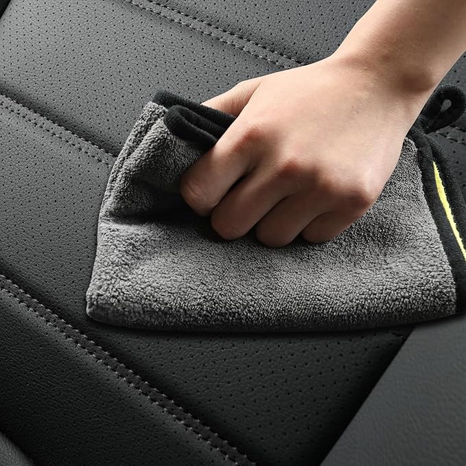 RISINGSTAR Rav4 Seat Covers, fit 2019-2025 Toyota Rav4 XLE LE XLE Premium Limited Base SUV, not for Adventure and TRD-Off(Black)