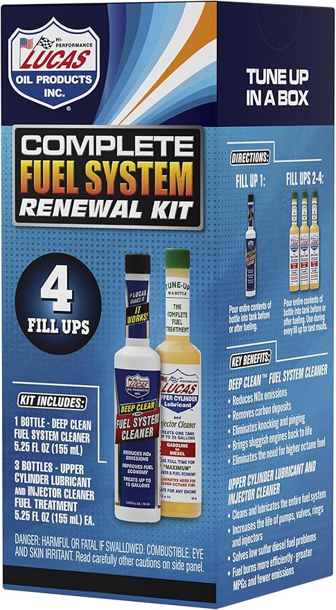 Lucas Oil 10966 Complete Fuel System Renewal Kit