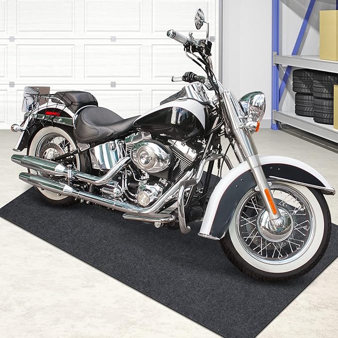Oil Spill Mat, 59 x 72 inches, Premium Absorbent Oil Pad. Contains Liquids, Protects Garage Floor from Spills, Drips, Splashes and Stains. Washable, Reusable, Waterproof Rubber Parking Mats