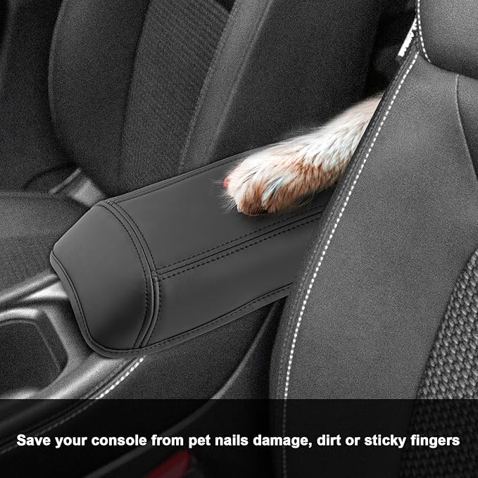SXCY for 2025 Nissan Kicks Armrest Cover for 2025+ Nissan Kicks Center Console Cover 2025 Kicks Middle Console Cover 2025 Kicks Center Console Armrest Cover (0.24 Inches-Thin Cover)