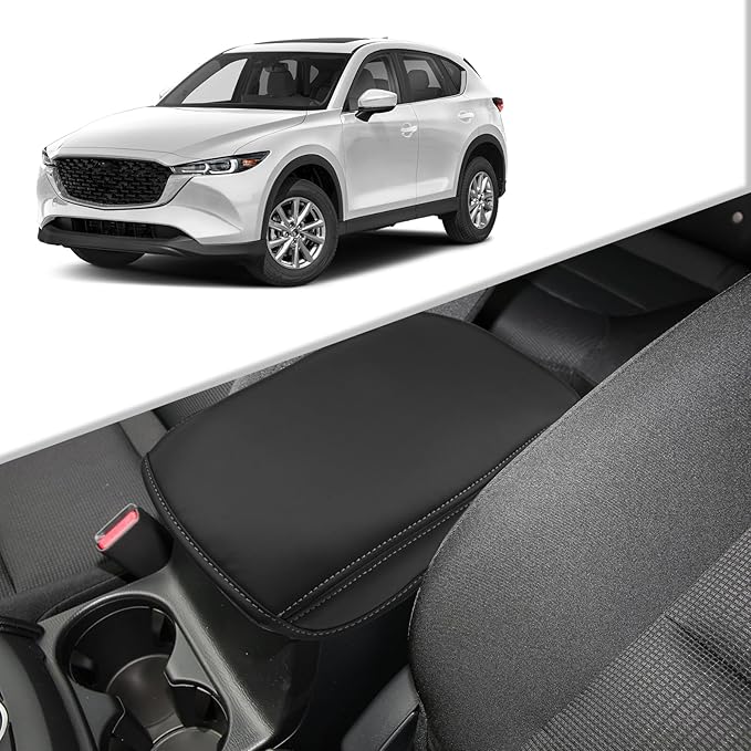 CDEFG for Mazda CX-5 2018-2025 Center Console Cover Armrest Box Cover for CX 5 CX5 2019 2020 2021 2022 2023 2024 2025 Accessories Console Arm Rest Protector