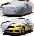All Weather Waterproof car Cover Good for rain Snow uv Protection dust Sport Sedan GTO MAZDA6 Mustang Camaro M5 RC A5 M3 Q50 M8 Thunderbird Gray