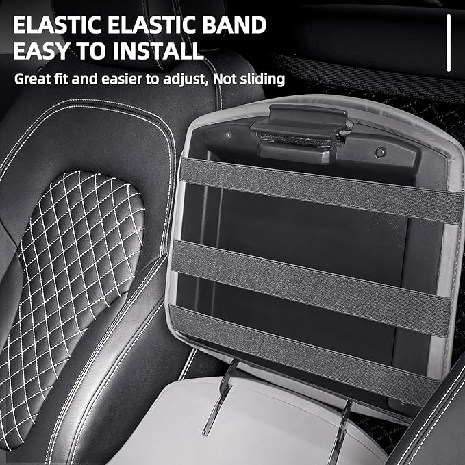 Center Console Cover Fit for 2009-2015 Pilot, Comfortable Armrest Cover Protector Customized Car Accessories, Well-Make PVC Leather Armrest lid Cover for 2009-2015 Pilot （Gray）