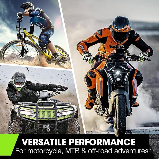 WTACTFUL Lightweight Motorcycle Gloves for Men, Touchscreen Summer Breathable Gloves for Motocross Casual Riding