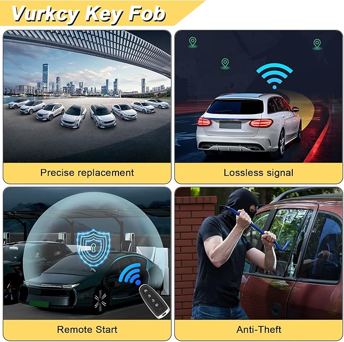 Key Fob Replacement for 2014-2019 Buick Encore/ 10-12 Allure/ 10-16 Lacrosse/ 11-17 Regal/ 12-17 Verano/ 10-19 Chevy Equinox Camaro/ 11-16 Cruze Malibu/ 14-19 Impala/ 12-17 Sonic Keyless,2Pcs