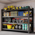 60" W Storage Shelves 5000lbs Garage Metal Shelving Heavy Duty Garage Shelves Adjustable Storage Shelves for Industrial, Factory, (60" W X 24" D X 70" H)