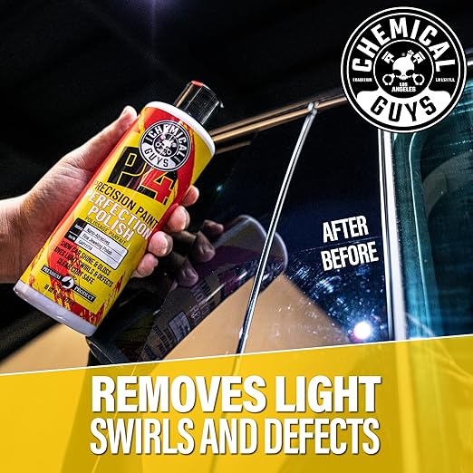 Chemical Guys GAP11716 P4 Precision Paint Perfection Polish (Paint Correction - Fixes Scratches, Swirls & Towel Marks), 16 oz.