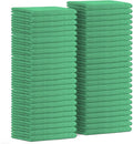 Avalon Towels Microfiber Absorbent Bar Towels, Rags for House Cleaning, Lint Free, Reusable and Washable (Green Value Pack of 48)