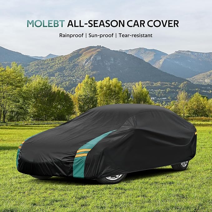 Car Cover Custom Fit for Chevy Camaro (1LS, 1/2/3 LT, LT1, 1SS, 2SS, ZL1), 1971-2025 Chevrolet Camaro Waterproof All Weather for Automobiles, Outdoor Full Cover Rain Sun UV Protection.
