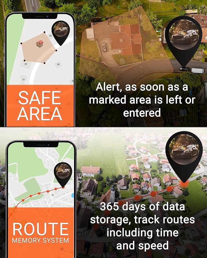 PAJ GPS OBD GPS Tracker 4G LTE, Fleet GPS Tracker, Real Time Tracking Device for Trucks & Transporters, Car Tracking with Alarm Notifications on Location, Speed Monitoring, Permanent Battery via OBD2