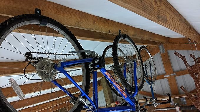 J Hooks - Heavy Duty Garage Hooks - Perfect as Pegboard or Service Van Organizer, Garage Storage Hooks, Wall Mount - Shop, Tool, Bike or Ladder Hooks (6-Pack) No Installation Kit