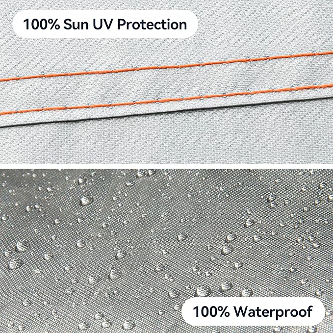 Waterproof SUV Car Cover Fit for Lexus RX350/350H/RX450H/RX500H/RX300/330 2003-2025,Waterproof Full Car Cover for Automobiles All Weather UV Rain Snow Protection with Door Zipper