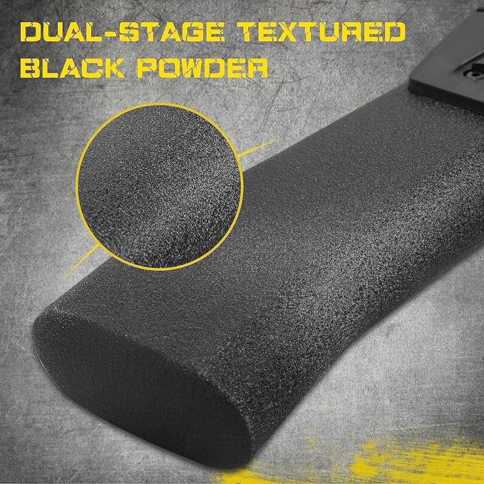 4.3 Inches Oval Tube Bar Running Boards Compatible with 2019-2025 Dodge Ram 1500 Crew Cab New Body Style(Excl. Ram 2500/3500/Classic). Running Boards and Carbon Steel Side Steps Step Bars.