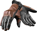 J.A.G. Motorcycle Gloves - Premium Leather Perforated Motorcycle Gloves for Men with Knuckle Protection | Touchscreen Motorbike Riding Gloves