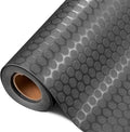TUFFIOM 7.5 x 17 FT Garage Floor Mat, Thickened Coin Plate PVC Garage Mats Flooring Roll for Under Car, Garage Car Parking Mats for Compact SUVS, Sports Car