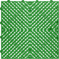 Interlocking Garage Floor Tiles - 0.79in,Vented, Self-Draining, Non-Slip Flooring, Modular, Virgin Polypropylene, Ideal for Garages, Patios, Basements, Decks -51.6 sq ft (Green, 30PCS) (Green, 30PS)