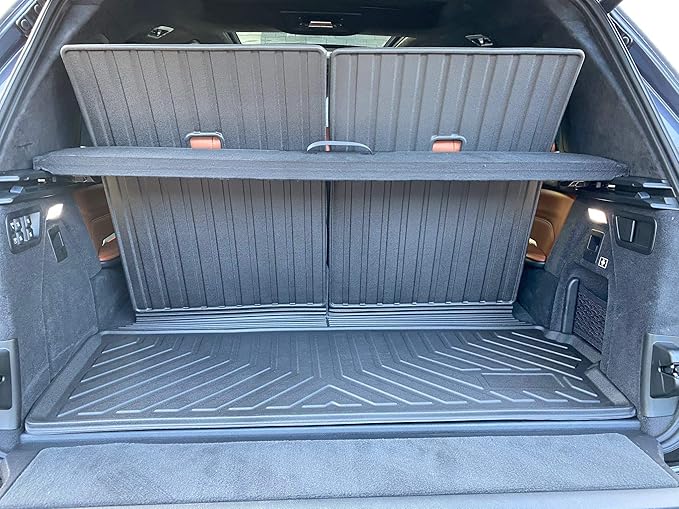 Premium Cargo Liner for BMW X7 2019-2025 - 100% Protection - Custom Fit Car Trunk Mat - Easy-to-Wash & All-Season Black Cargo Mat - 3D Shaped Laser Measured Trunk Liners for BMW X7 2019-2025
