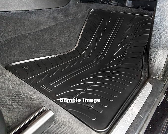 Gledring USA Custom Fit All-Weather Rubber Floor Mats Intended for Toyota Prius & Prius Plug-in Hybrid 2012-2015, No Trimming Required, Tailored Custom Fit, Protects from Rain, Mud & Snow