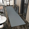 Ottomanson 2' x 25' Hallway Runner with Scraper Pile Extra Durable Non-Slip Rug Mat for Indoor & Outdoor Use - Ideal for Kitchen, Entryway, Patio & Garage - High-Traffic Carpet, Gray