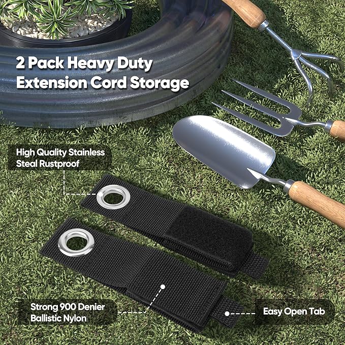 Garden Tool Organizer Wall Mount, 48 inches Tool Storage Rack with Adjustable Hooks, 600lbs Adjustable Heavy Duty Metal Hooks, Yard Shed Rack Holder System Hanging Rake Broom Mop, Father's day gifts