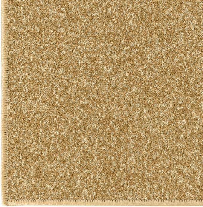 Ottomanson Hallway Runner Rug 2'7" x 9'10" Non Slip Solid Area Rugs Easy to Clean Laundry Rug Runner Durable & Pet Friendly Floor Carpet Runners for Hallways Entryway Living Room Kitchen, Beige