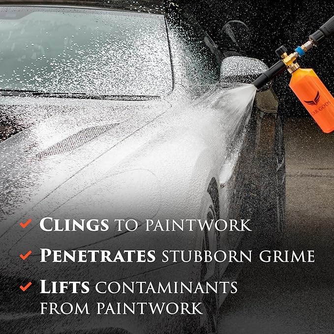 Car Gods Arctic Storm Super Thick Snow Foam Shampoo Orange Scent, 17 Fl Oz