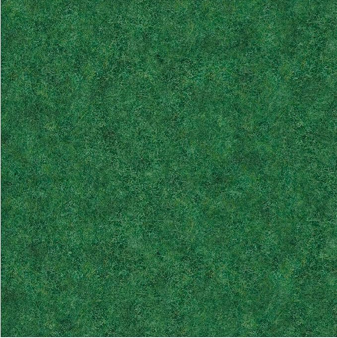 Ottomanson 6'6" x 9' Mud Mat Area Rug Scraper Carpet - Non-Slip, Dirt Trapping for Indoor & Outdoor Use - Ideal for Entryway, Garage, Kitchen, Patio & High-Traffic Areas, Green
