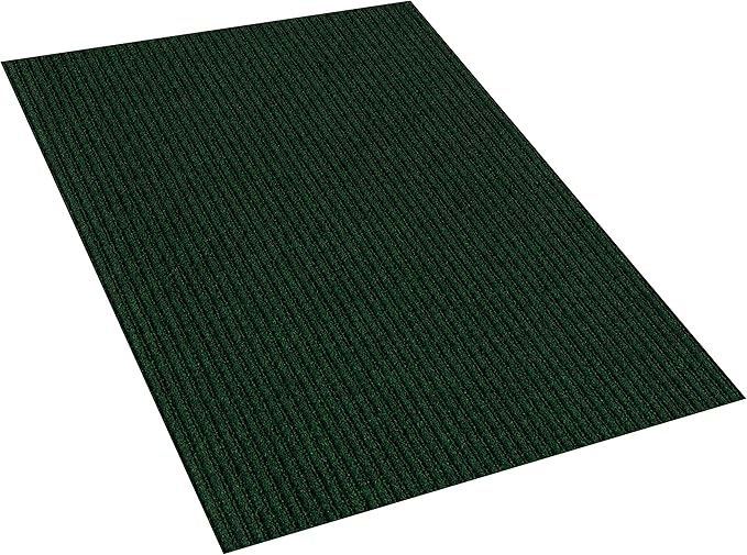 KOECKRITZ Heavy Duty Durable All Weather Indoor/Outdoor Non Slip Entrance Mat Rugs and Runners for Office Business Building Home Garage Front Door - 2' x 12' Green