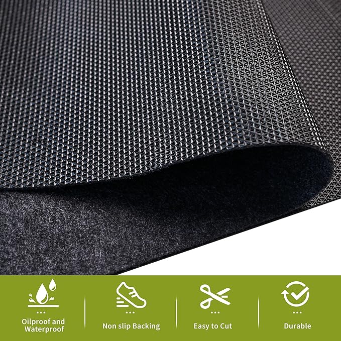 Oil Spill Mat - 96" x 48" Absorbent Oil Garage Floor Mat for Under Car - Protect Driveway from Drips, Spills, Stains, Reusable & Durable Garage Floor Protection Mat with Waterproof Backing