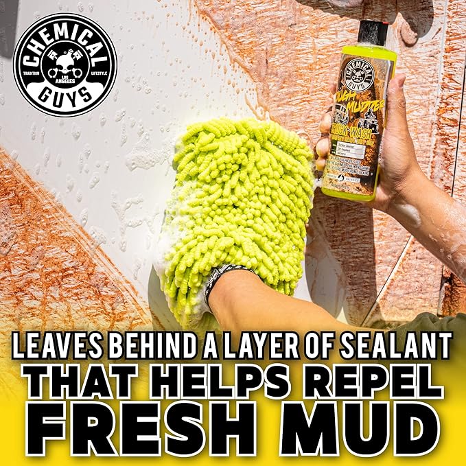 Chemical Guys CWS20216 Tough Mudder Foaming Truck, Off Road, ATV and RV Heavy Duty Wash Soap, (Works with Foam Cannons, Foam Guns or Bucket Washes), 16 fl oz, Lemon Scent