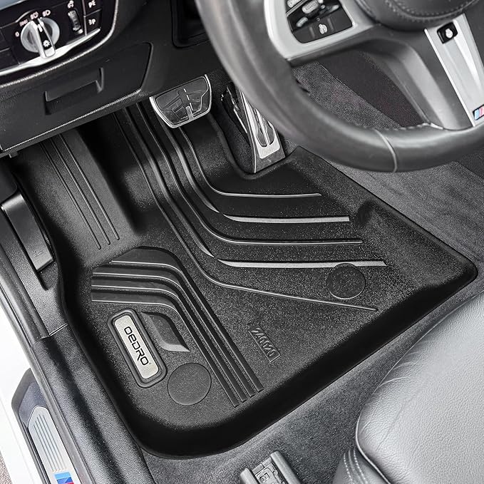 OEDRO Floor Mats & Cargo Mat Fit for 2025 Toyota Camry (Include Hybrid/LE/SE/XLE/XSE), TPE All Weather Custom Fit 2025 Camry Floor Liners 1st & 2nd Row Car Mats Accessories, Black