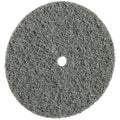 CS Unitec 80653 FIX Fleece (Nonwoven) Disc for The FIX Hook and Loop System, 6" Diameter, Superfine (Grey) (Pack of 10)