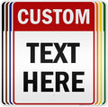 Custom Sign, Custom Sign for Business, Indoor/Outdoor use. 24x30 Inches, 3M EGP Reflective, Rust Free .080 Aluminum, Fade Resistant, Made in USA by My Sign Center (Header)