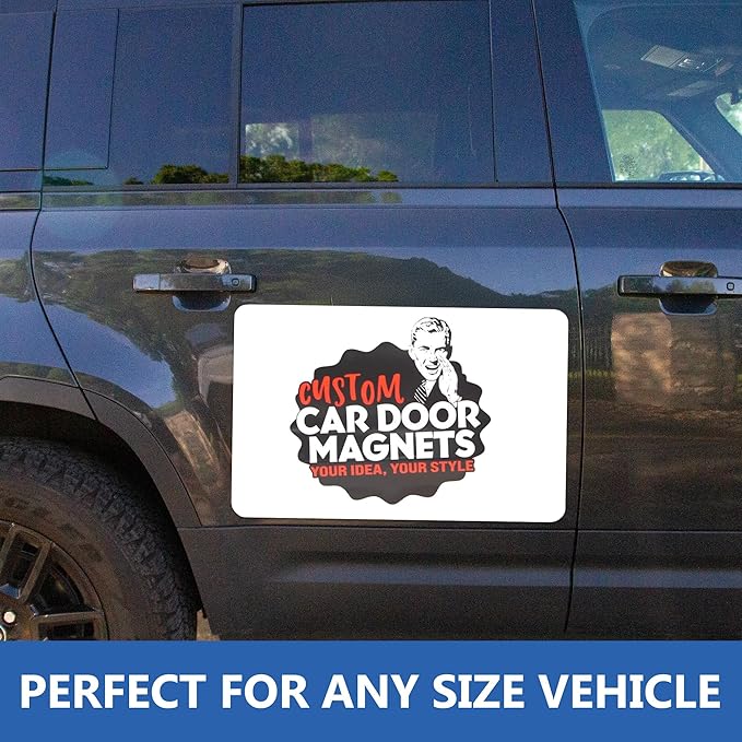 Custom Car Magnet Signs for Businesses (24"x36" Rectangle) 2 pk - Personalized Car Magnets for Advertising and Vehicle Promotion - Advertising Magnets for Cars Door - Professionally Printed