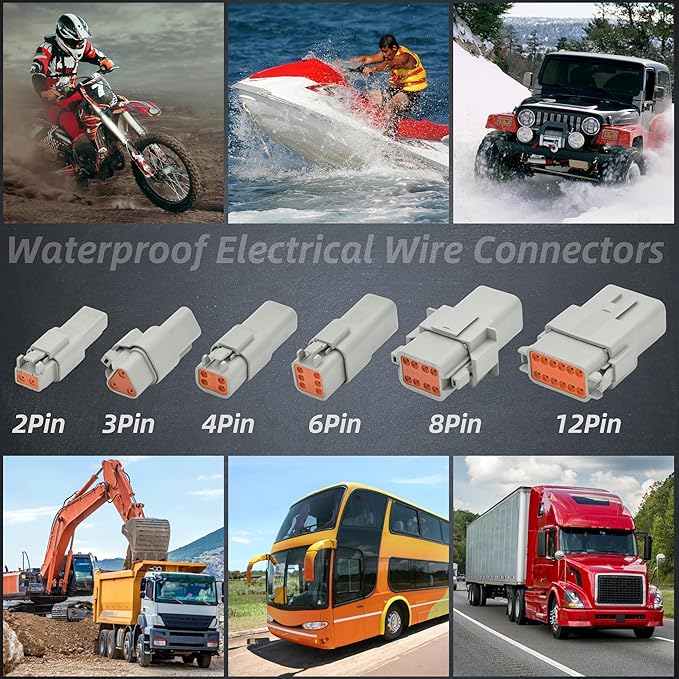 DT Kit for Car Motorcycle Boat (8PIN 2SET)