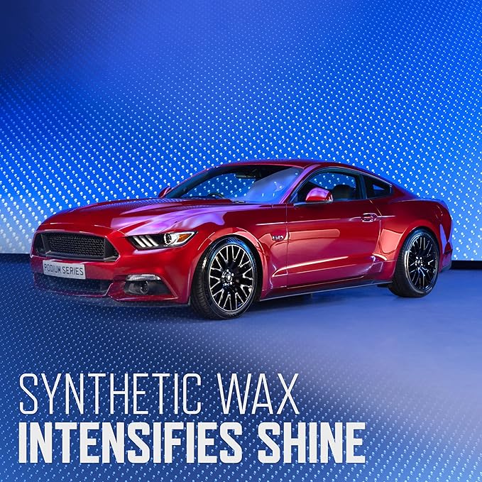 Armor All Podium Series Hybrid Ceramic Wash & Shine, 16 fl oz, 2-in-1 Car Wash and Wax Developed in Collaboration With Oracle Red Bull Racing