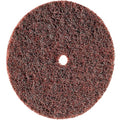 CS Unitec 80616 FIX Fleece (Nonwoven) Disc for The FIX Hook and Loop System, 4-1/2" Diameter, Medium (Red) (Pack of 10)