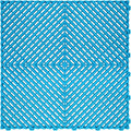 15.7"x15.7" Garage Flooring Tiles, Non-Slip Interlocking Plastic Garage Floor Mat, Garage Organization & Garage Storage, Vented Pattern(Tiffny Blue, 25PCS)