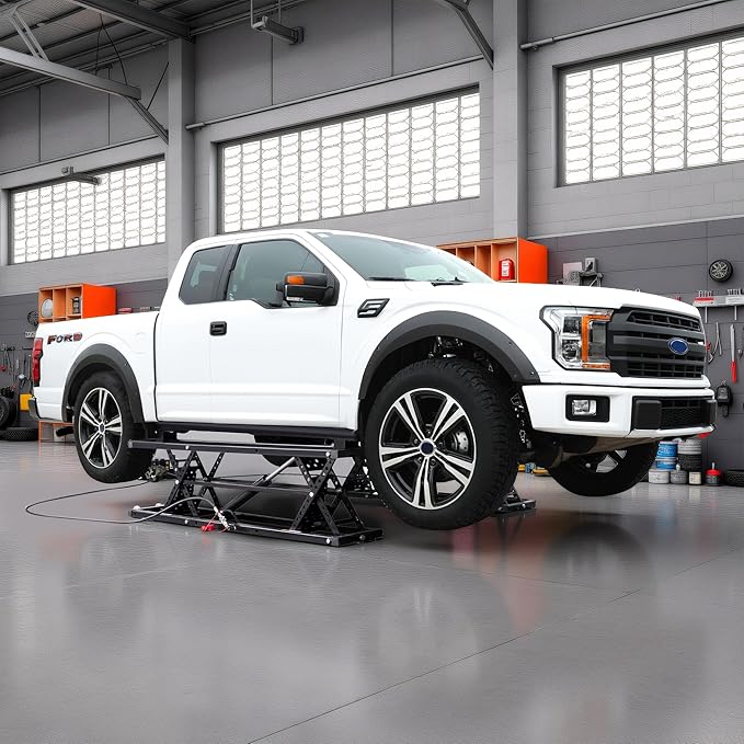 Jocisland Portable Car Lift, Capable of Lifting 5000 LBS Quick Jack with a Maximum Height of 26", Car Lifts for Home Garage and Shop
