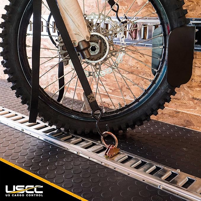 US Cargo Control E Track, Made in USA, 12 Gauge Steel 5 FT Galvanized E Track Rail (100-Pack) Horizontal ETrack Rails for Trailers, Garages, Cargo Vans, 6,000 Pounds Break Strength Per E-Track Slot